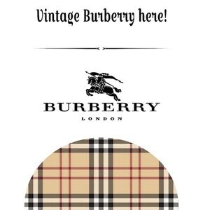 Burberry Here! Tons of Rare Vintage Classic Burberry